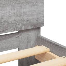 Berkfield Home Bed Frame without Mattress Grey Sonoma 160x200 cm - thumbnail 8