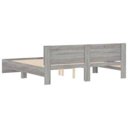 Berkfield Home Bed Frame without Mattress Grey Sonoma 160x200 cm - thumbnail 7