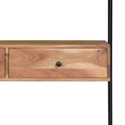 Berkfield Home Wall Desk 90x40x170 cm Solid Acacia Wood in Brown - Size: 90 x 40 x 170 cm - thumbnail 3