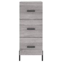 Berkfield Home Sideboard Grey Sonoma 34.5x34x90 cm Engineered Wood - thumbnail 6