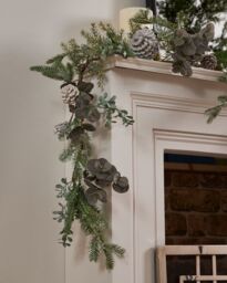 Dibor Alpine Lodge Xmas Table Decoration Christmas Garland 1.5m - Size: Large - thumbnail 1
