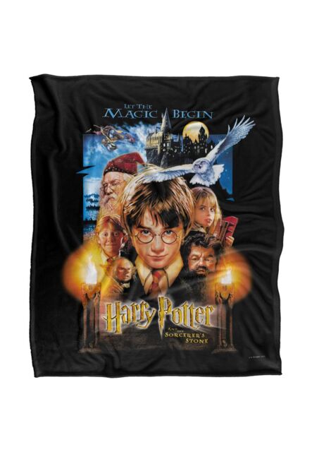 Warner Brothers Harry Potter Movie Poster Blanket 152 x 127 cm in White - image 1