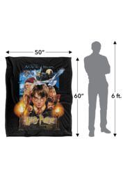 Warner Brothers Harry Potter Movie Poster Blanket 152 x 127 cm in White - thumbnail 5