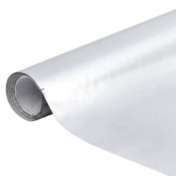 Berkfield Home Self-adhesive Furniture Film High Gloss Silver 500x90 cm PVC - thumbnail 5