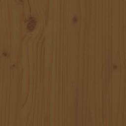 Berkfield Home Beautiful Bedside Cabinet Honey Brown 40x34x55 cm Solid Wood Pine - Size: 40 x 34 x 55 cm - thumbnail 9