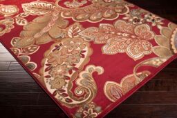 Livabliss Riley-Vintage Red Brown Green Traditional Boho Living Dining Bedroom Rug in Dark Red - Size: 200 cm x 290 cm - thumbnail 6