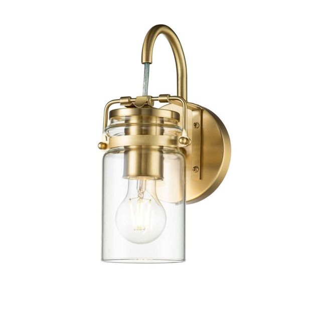 Netlighting Kichler Brinley Wall Lamp Brushed Brass in Yellow - image 1