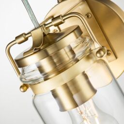 Netlighting Kichler Brinley Wall Lamp Brushed Brass in Yellow - thumbnail 3