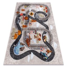 RugsX Junior Rug in Grey - Size: 160 cm x 220 cm - thumbnail 1
