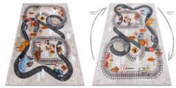 RugsX Junior Rug in Grey - Size: 160 cm x 220 cm - thumbnail 3