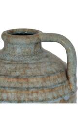 KDMD Capella Krater Jug Vase - Modern Neutral Decorative Home Accent in Blue - thumbnail 3