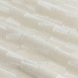 Paoletti Manhattan Velvet Eyelet Curtain Pair in Off-White - Size: 168 cm width x 229 cm drop - thumbnail 6