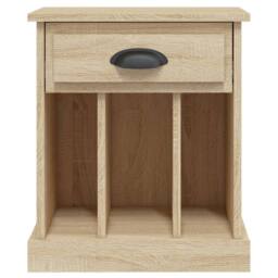 Berkfield Home Elegant Bedside Cabinets 2 pcs Sonoma Oak 43x36x50 cm in Light Brown - Size: 43 x 36 x 50 cm - thumbnail 8