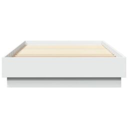 Berkfield Home Bed Frame without Mattress with LED Lights White 100x200 cm - thumbnail 6