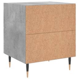 Berkfield Home Bedside Cabinets 2 pcs Concrete Grey 40x35x47.5 cm Engineered Wood - thumbnail 9