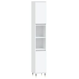 Berkfield Home 3 Piece Bathroom Furniture Set White Engineered Wood - thumbnail 5