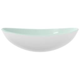 Berkfield Home Basin Tempered Glass 54.5x35x15.5 cm White - thumbnail 3