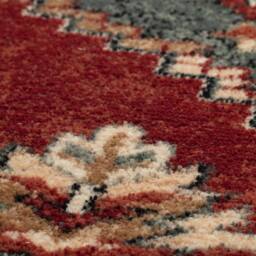 The Rug Shop UK Red Wool Border Floral Traditional Luxurious Easy To Clean Area Rug - Size: 160 cm x 240 cm - thumbnail 4