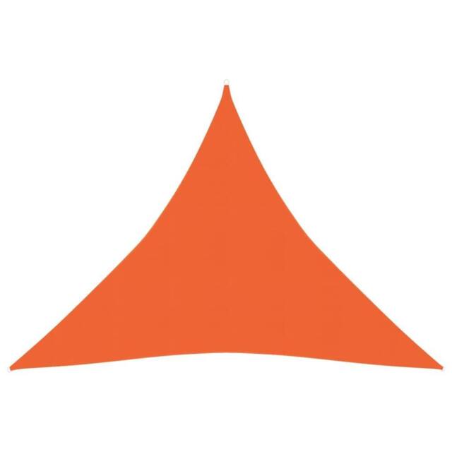 Berkfield Home Sunshade Sail 160 g/m ² Orange 4x4x4 m HDPE - image 1