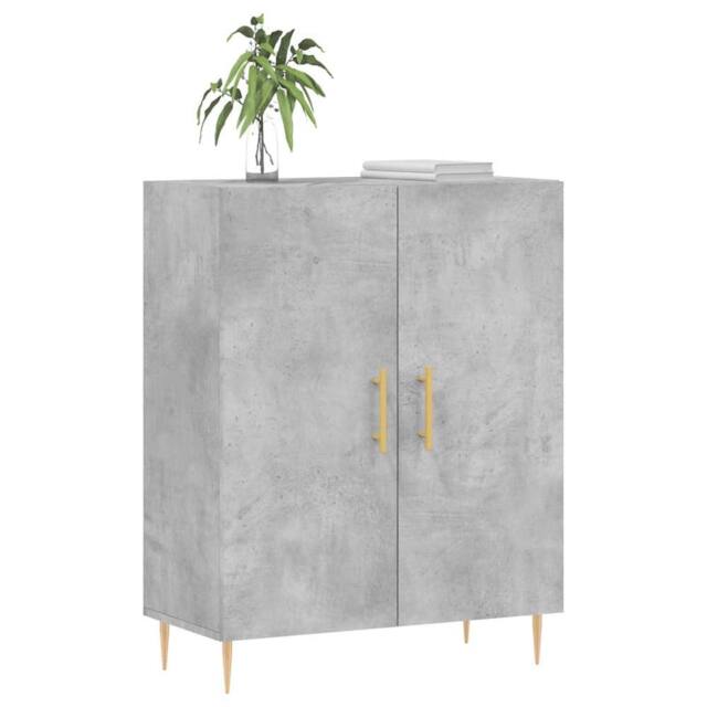 Berkfield Home Sideboard Concrete Grey 69.5x34x90 cm Engineered Wood