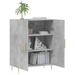 Berkfield Home Sideboard Concrete Grey 69.5x34x90 cm Engineered Wood - thumbnail 4