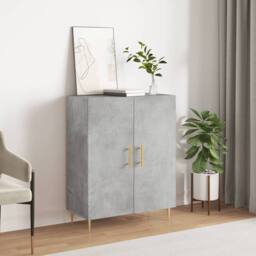 Berkfield Home Sideboard Concrete Grey 69.5x34x90 cm Engineered Wood - thumbnail 2