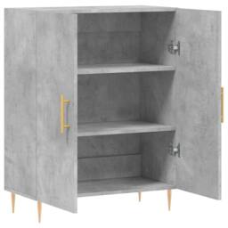 Berkfield Home Sideboard Concrete Grey 69.5x34x90 cm Engineered Wood - thumbnail 6