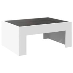 Berkfield Home Decorative Coffee Table with Infinity LED White 70x50x30 cm - Size: 70 x 50 x 30 cm - thumbnail 8