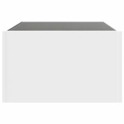 Berkfield Home Decorative Coffee Table with Infinity LED White 70x50x30 cm - Size: 70 x 50 x 30 cm - thumbnail 7
