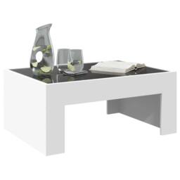 Berkfield Home Decorative Coffee Table with Infinity LED White 70x50x30 cm - Size: 70 x 50 x 30 cm - thumbnail 5