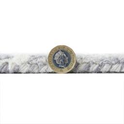 The Rug Shop UK Grey Modern Wool Easy to clean Hand Made Floral Area Rug - Size: 200 cm x 280 cm - thumbnail 3