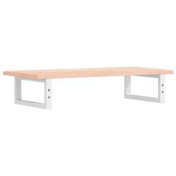 Berkfield Home Basin Shelf Wall Mounted Steel & Solid Wood Oak in Brown - thumbnail 6