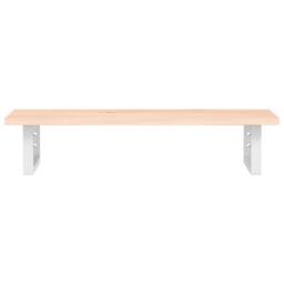 Berkfield Home Basin Shelf Wall Mounted Steel & Solid Wood Oak in Brown - thumbnail 4