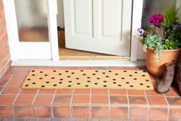 Esselle Astley Totally Dotty Natural Printed PVC Backed Coir Mat - Size: 40 cm x 120 cm - thumbnail 4