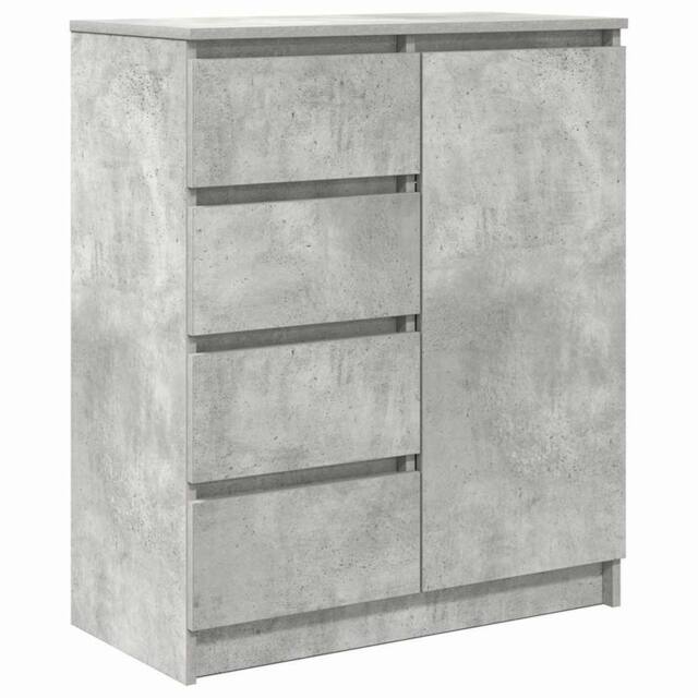 Berkfield Home Sideboard with Drawers Concrete Grey 71x35x84 cm Engineered Wood - Size: 71 x 35 x 84 cm - image 1