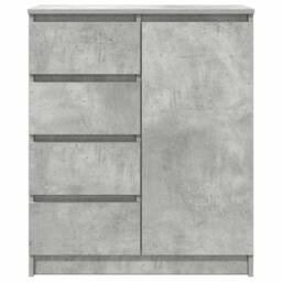 Berkfield Home Sideboard with Drawers Concrete Grey 71x35x84 cm Engineered Wood - Size: 71 x 35 x 84 cm - thumbnail 6
