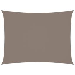 Berkfield Home Sunshade Sail Oxford Fabric Rectangular 4x6 m Taupe in Beige - thumbnail 1