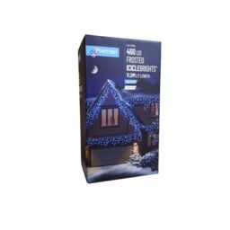 Samuel Alexander 11.5m 460 LED Frosted IcicleBrights Christmas String Lights in Blue & White - thumbnail 6