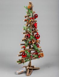 Shatchi 50cm B/O LED Twig Wood Tree Red - thumbnail 3