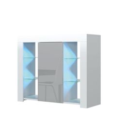 Creative Furniture Harbor Sideboard 97cm - A Stylish & Functional Cabinet with Gloss Doors & LED Lights in Grey - thumbnail 6