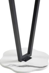 Living and Home Elegant Side Table End Table in White - thumbnail 6