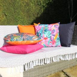 Furn Psychedelic Jungle Polyester Filled Outdoor Cushion - Size: 43 cm x 43 cm - thumbnail 4