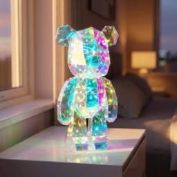 Garden Greatness Starlightz LED Bear Decorative Lamp in Beige - thumbnail 2