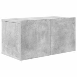 Berkfield Home 6 Piece TV Cabinet Set Concrete Grey Engineered Wood - thumbnail 5
