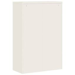 Berkfield Home File Cabinet White 90x40x140 cm Steel - Size: 90 x 40 x 140 cm - thumbnail 6