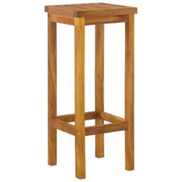Berkfield Home 5 Piece Garden Bar Set Solid Wood Acacia in Brown - thumbnail 6