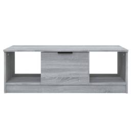 Berkfield Home Decorative Coffee Table Grey Sonoma 102x50x36 cm Engineered Wood - Size: 102 x 50 x 36 cm - thumbnail 1