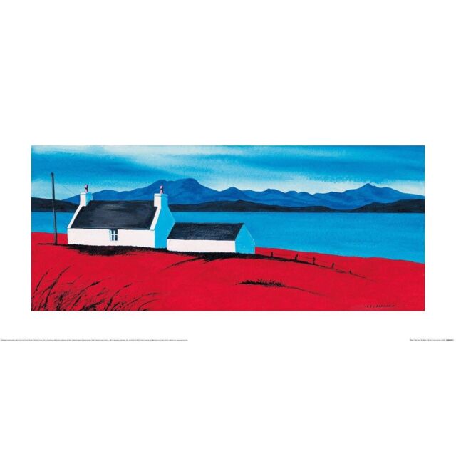 Anthony Barber Over The Sea To Skye I Print in Blue - image 1