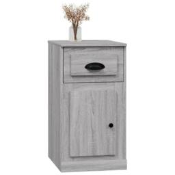 Berkfield Home Side Cabinet with Drawer Grey Sonoma 40x50x75 cm Engineered Wood - Size: 40 x 50 x 75 cm - thumbnail 4