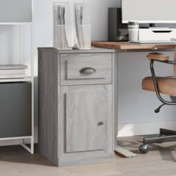 Berkfield Home Side Cabinet with Drawer Grey Sonoma 40x50x75 cm Engineered Wood - Size: 40 x 50 x 75 cm - thumbnail 1